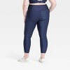 Women's Effortless Support High-Rise Pocketed 7/8 Leggings - All In Motion™ - 2 of 4