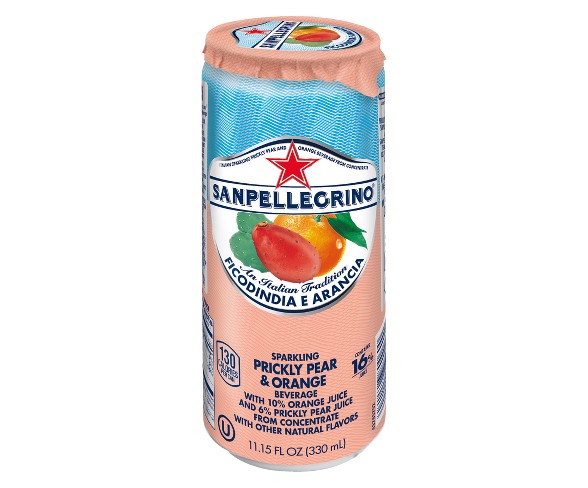 San Pellegrino Prickly Pear Enhanced Water - 330ml Sleek Can
