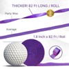 PartyWoo Crepe Paper Streamers Purple 4 Rolls 328 ft 1.8 Inch x 82 Ft Roll - 3 of 4