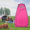 SEVOBAL Camping Tents Portable Outdoor Privacy Shelter Tent for Changing Shower and Toilet Use, Pink, 22.05"*22.05"*1.18" - 4 of 4