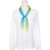 INSPIRE CHIC Women's Chiffon Colorful Gradient Square Soft Sheer Neck Scarves 1Pc - 2 of 4