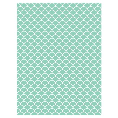 Mint Scallop Photo Backdrop