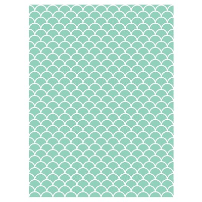 Mint Scallop Photo Backdrop