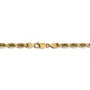 Black Bow Jewelry 4.5mm, 14k Yellow Gold, D/C Quadruple Rope Chain Necklace - 4 of 4