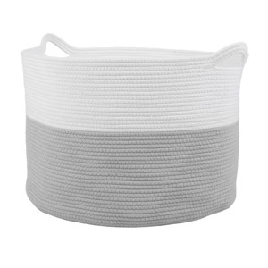 Home-Complete Extra-Large Woven Rope Basket - 1 of 4