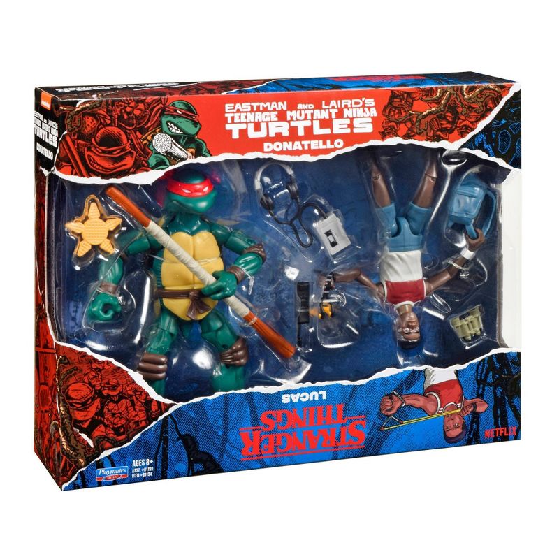 Stranger Things Teenage Mutant Ninja Turtles Crossover Action Figure 2pk - Donnie &#38; Lucas (Target Exclusive), 4 of 9