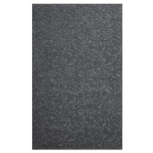 Shag Area Rug Floral Shaggy Rug Soft Thick Solid Carpet Boho Plush Fluffy High-Low Pile Rug - 1 of 4