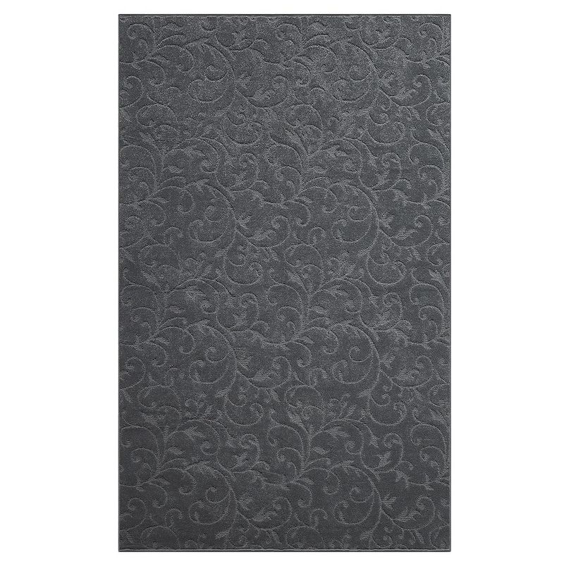 Modern Shag Area Rug Floral Shaggy Rug Soft Thick Solid Carpet Boho Plush Fluffy High-Low Pile Rug, 8x10, 2 of 8