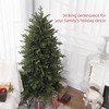 Gulches Realistic Artificial Christmas Tree - 6ft Green, 1821 Tips, Hinged, Foldable Metal Stand, Easy Assembly - 3 of 4