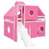 NicBex Full/Twin Size Loft Bed with Castle Tent & Tower,Playful & Sturdy Wooden Twin Loft Bed for Kids - 2 of 4