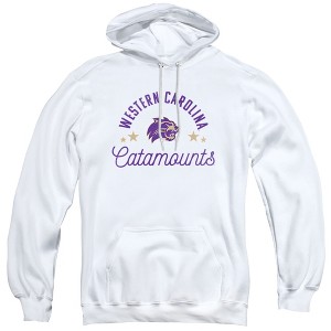 Western Carolina University Official Catamounts Adult Pull-Over Hoodie, Athletic Heather - 1 of 4