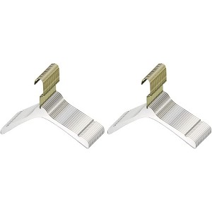 YBM Home Quality Acrylic Clear Clothes Hangers, Pack of 32 - 1 of 4