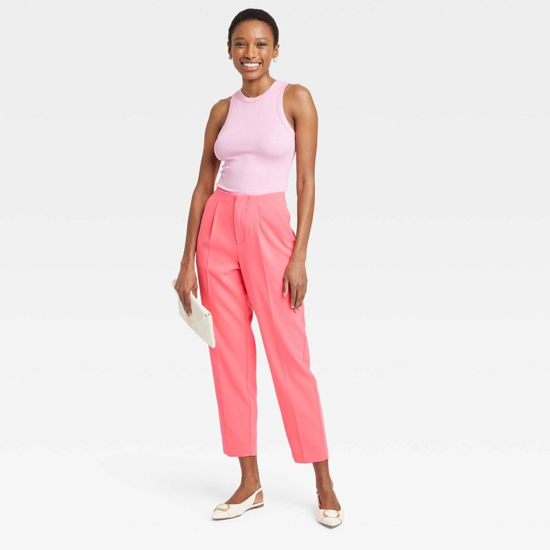 Women's High-Rise Tailored Trousers - A New Day™, 4 of 9