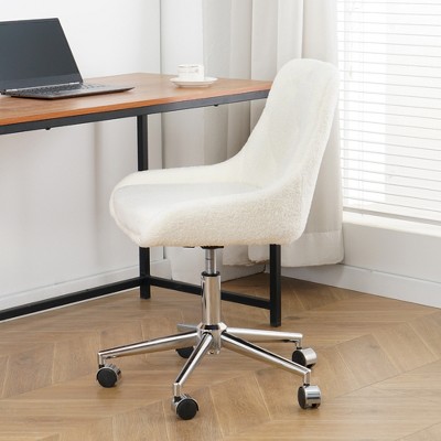 Vynxaria Modern Teddy Velvet Dining Chair with Gold-Plated Legs - Ergonomic Comfort & Style