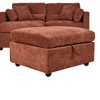 Modern Minimalist Cream Two-Seater Sofa - 4 of 4