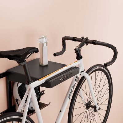 WFX Utility™ A704D8C0183B418BAF53D119E0F39EEC Wheelsup Series Bike Wall Mount With Shelf And Hooks