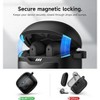 SURITCH Magnetic Bumper Case Compatible with JBL Tune Flex Earbuds, Rugged Shockproof Protective Covers with Magnetic Lid Lock & Carabiner - 3 of 3
