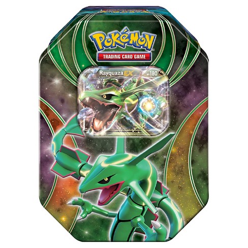 2016 Pokemon Trading Cards Best Of Ex Tins Featuring Rayquaza Board Game