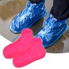 Unique Bargains Silicone Shoes Covers Rain Boots Reusable Rain Shoe Covers Non-Slip 1 Pair - 2 of 4