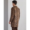 INSPIRE CHIC Men's Animal Printed Notched Lapel Classic Vintage Winter Overcoats - 3 of 4