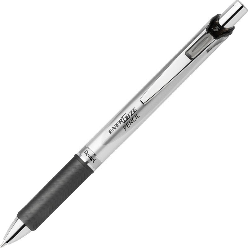Pentel Mechanical Pencil Retrac. Tip Latex Rubber Grip .5mm Black PL75A, 1 of 2