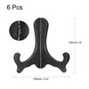 Unique Bargains Wood-like Plastic Foldable Decorative Easels or Stands 6 Pcs - 2 of 4