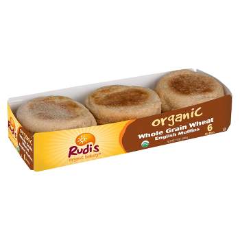 Rudi's Organic Whole Grain Wheat English Muffins - 12oz