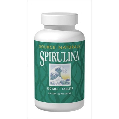 Spirulina 500mg by Source Naturals, Inc.  -  100 Tablet