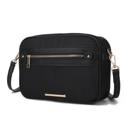 MKF Collection Jimena Vegan Leather Women’s Shoulder Bag by Mia K- Black