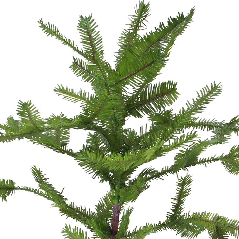 Allstate Floral 22" Green Artificial Mini Pine Tree in Paper Mache Pot, 3 of 4
