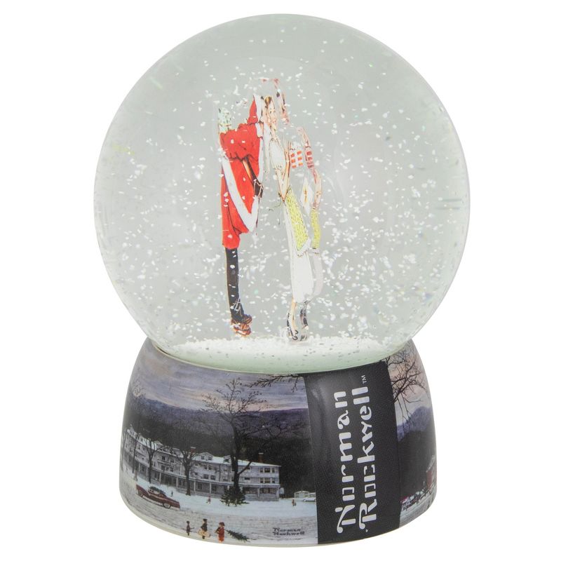 Northlight 6.5" Norman Rockwell 'Christmas Surprise' Snow Globe, 4 of 7