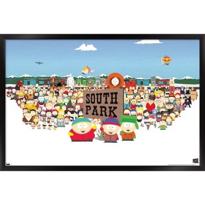 Trends International South Park - Horizontal Key Art Framed Wall Poster Prints - 1 of 4