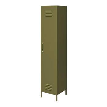 RealRooms Shadwick Single Metal Locker Storage Cabinet
