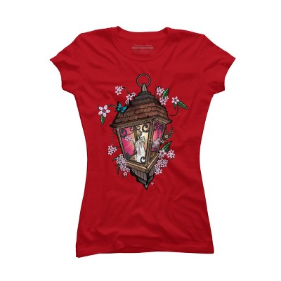 Junior's Design By Humans Beautiful Lantern By Adamzworld T-Shirt
