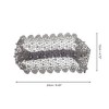 Unique Bargains Women's Elegant Bead Hollow Wide Headwrap 1 Pc - 2 of 4
