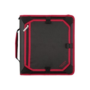Five Star 2" 3-Ring Zipper Binders Black/Red (29052CE8) - 1 of 4