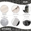 Acekool 7-Piece Outdoor Patio Furniture Set with Grey PE Rattan, Cushions & Glass Table for Porch, Balcony & Backyard - 4 of 4