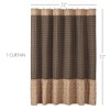 Maisie Ruffled Shower Curtain 72x72 VHC Brands - 2 of 4