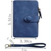 BEAFUP Womens Bifold Wallets,RFID Blocking Leather Wallet with 15 Card Slots and ID Window & Zipper Coin Purse for Daily Use,Commuting - 3 of 4