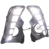 1 Pair LED Daytime Running Lights Compatible For 2017-2019, 12V Turn Signal Lights, Auto Front Bumper Turn Signal Warning Lights - 3 of 4