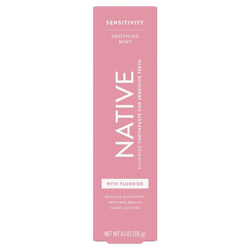 Native Sensitive Fluoride Natural Toothpaste - 4.1oz - image 1 of 4