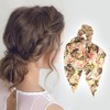 Unique Bargains Cute Rose Pearl Hair Elastic Band 1 Pc - 2 of 4