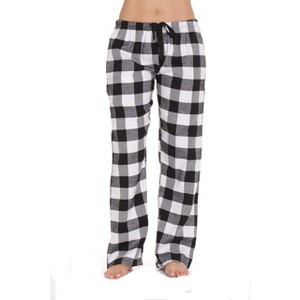 #followme Buffalo Plaid Flannel Pajama Pants for Women with Pockets - 1 of 3