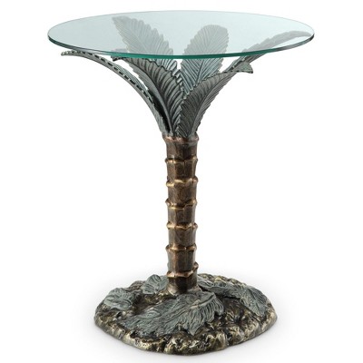 SPI Home Tropical Palm Tree End Table for Coastal Home Decor