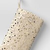 21" Christmas Sequins and Beads Stocking Champaign Gold - Wondershop™ - 3 of 3