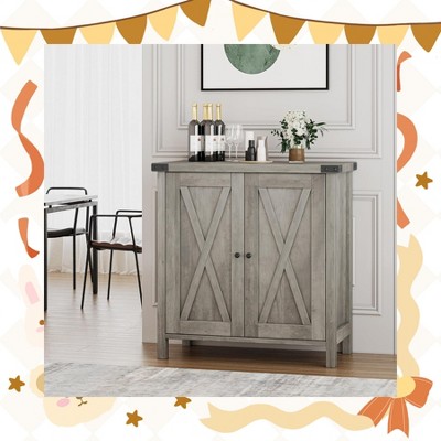 Garvee Charming Farmhouse Buffet Cabinet – Versatile Storage Sideboard for Living Room, Dining Room, and Entryway