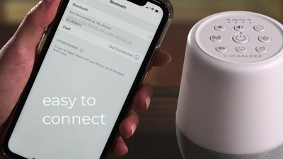 Smart White Noise Machine with Night Light and Wireless Speaker