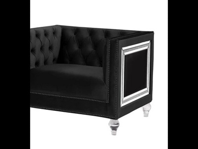 Burgundy Velvet and Wood Tuxedo Arm Accent Chair