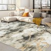 Modern Abstract Large Area Rugs for Bedroom Living Room, Washable Non Slip Floor Carpet for Home Office - 3 of 4
