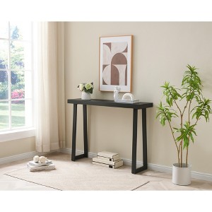 Kings Brand Furniture – Claude Console Table, Modern Entryway Table with Sleek Design for Hallway, Living Room, or Behind Sofa - 1 of 3